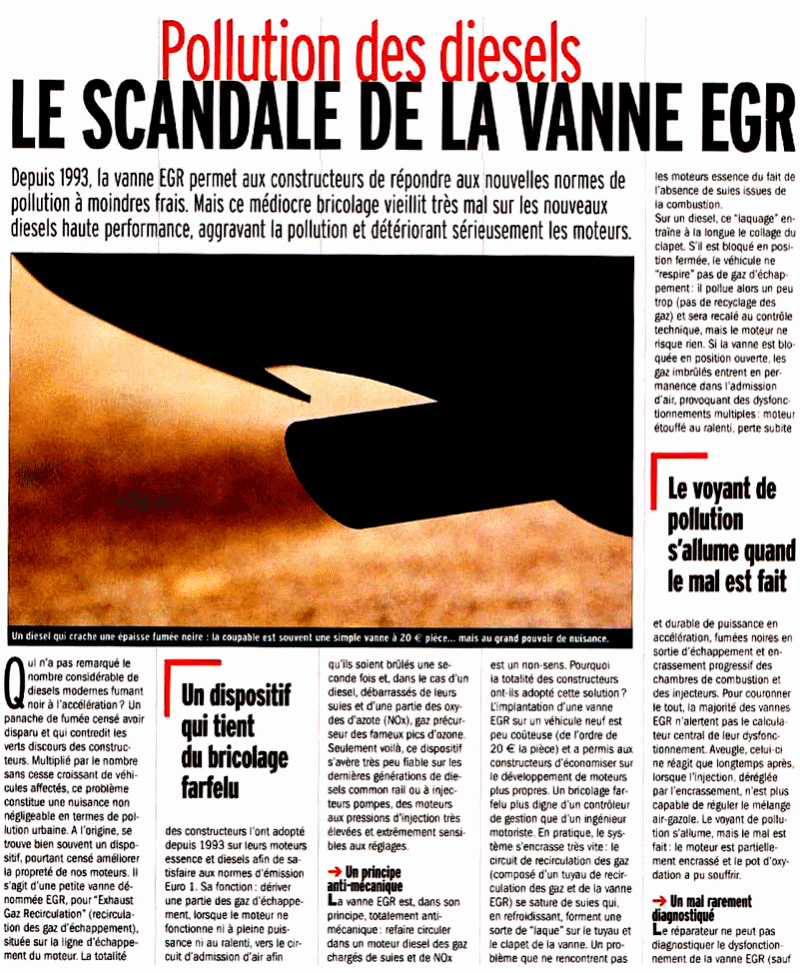 EGR scandale