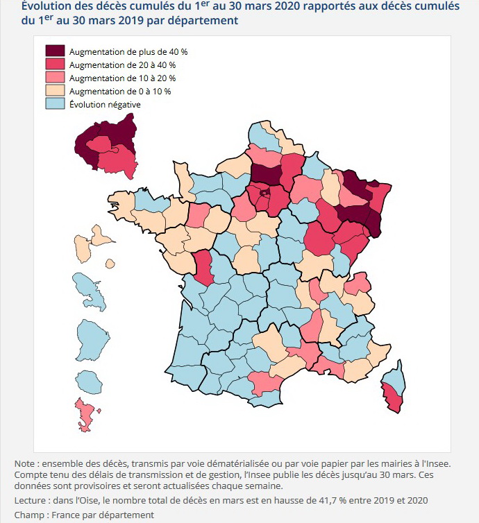 évolution des décès cumulés mars 2020 par département.jpg