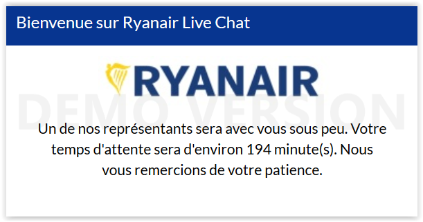 عکس روی صفحه 08-03-18 ساعت 02.33 PM چت زنده Ryanair 190 ماه منتظر است. PNG