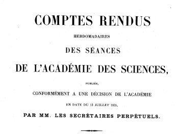 academie des sciences