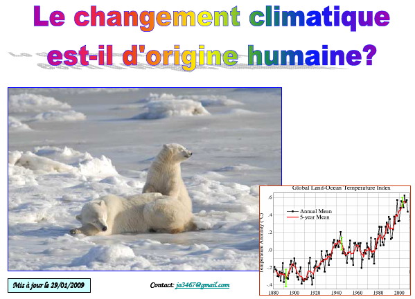 réchauffement climatique