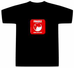 tshirt terre fragile