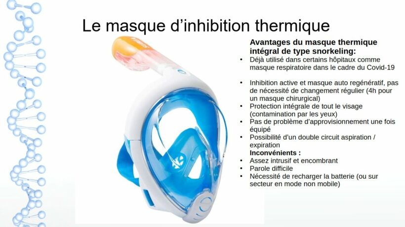 masque anti viral thermique