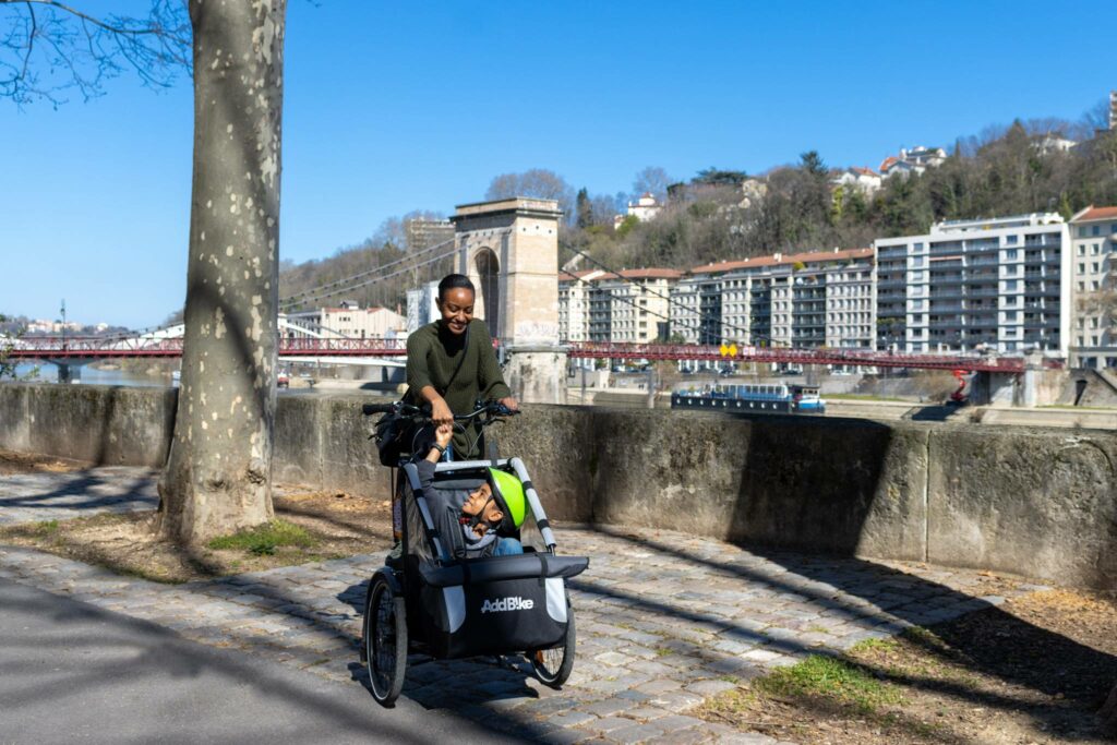 vélo transporter enfants