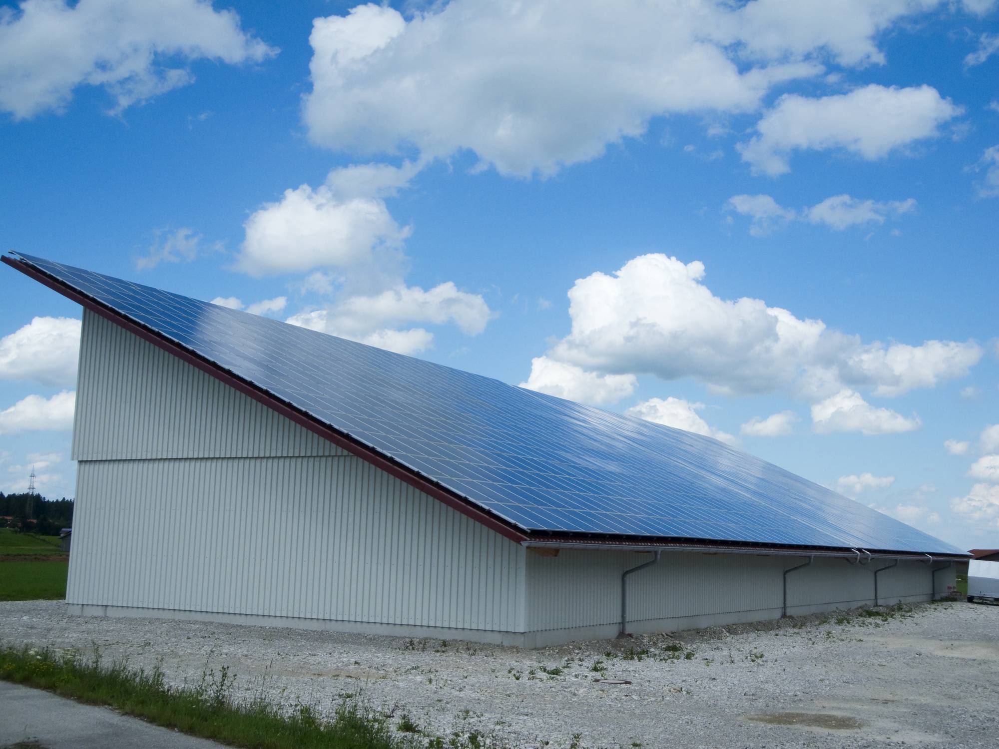 Hangar agricole photovoltaïque